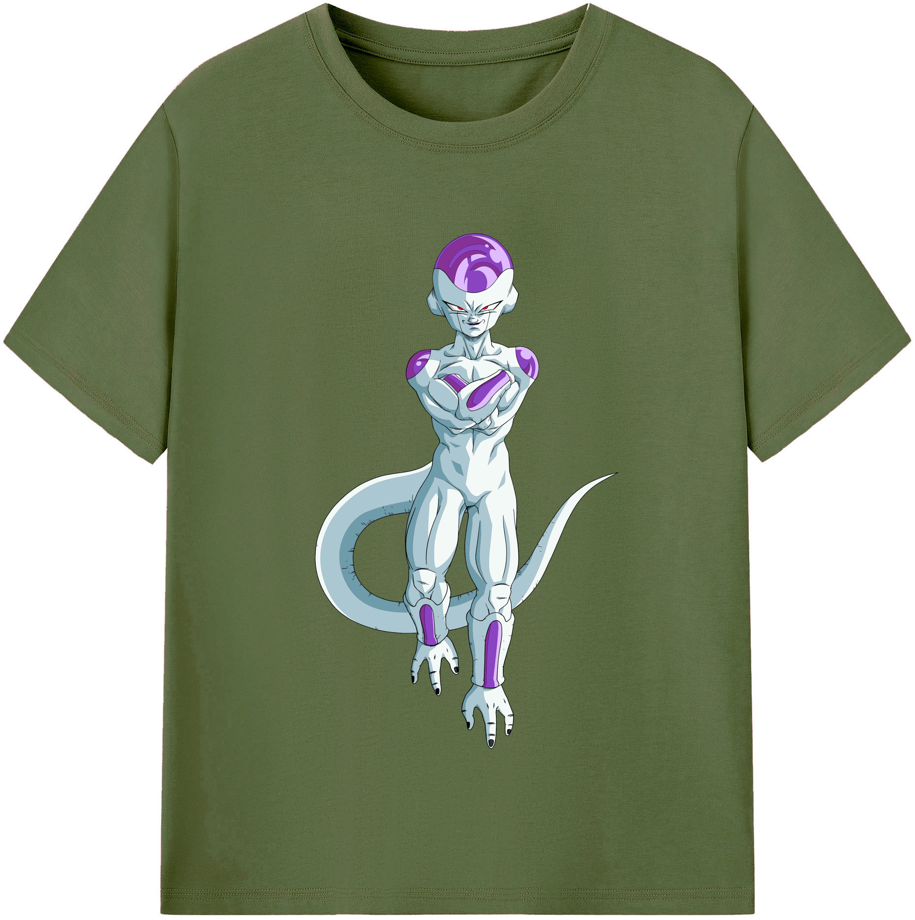 （画像用） ドラゴンボール フリーザ DRAGON BALL Frieza 綿100％半袖Tシャツ（フロントプリント）